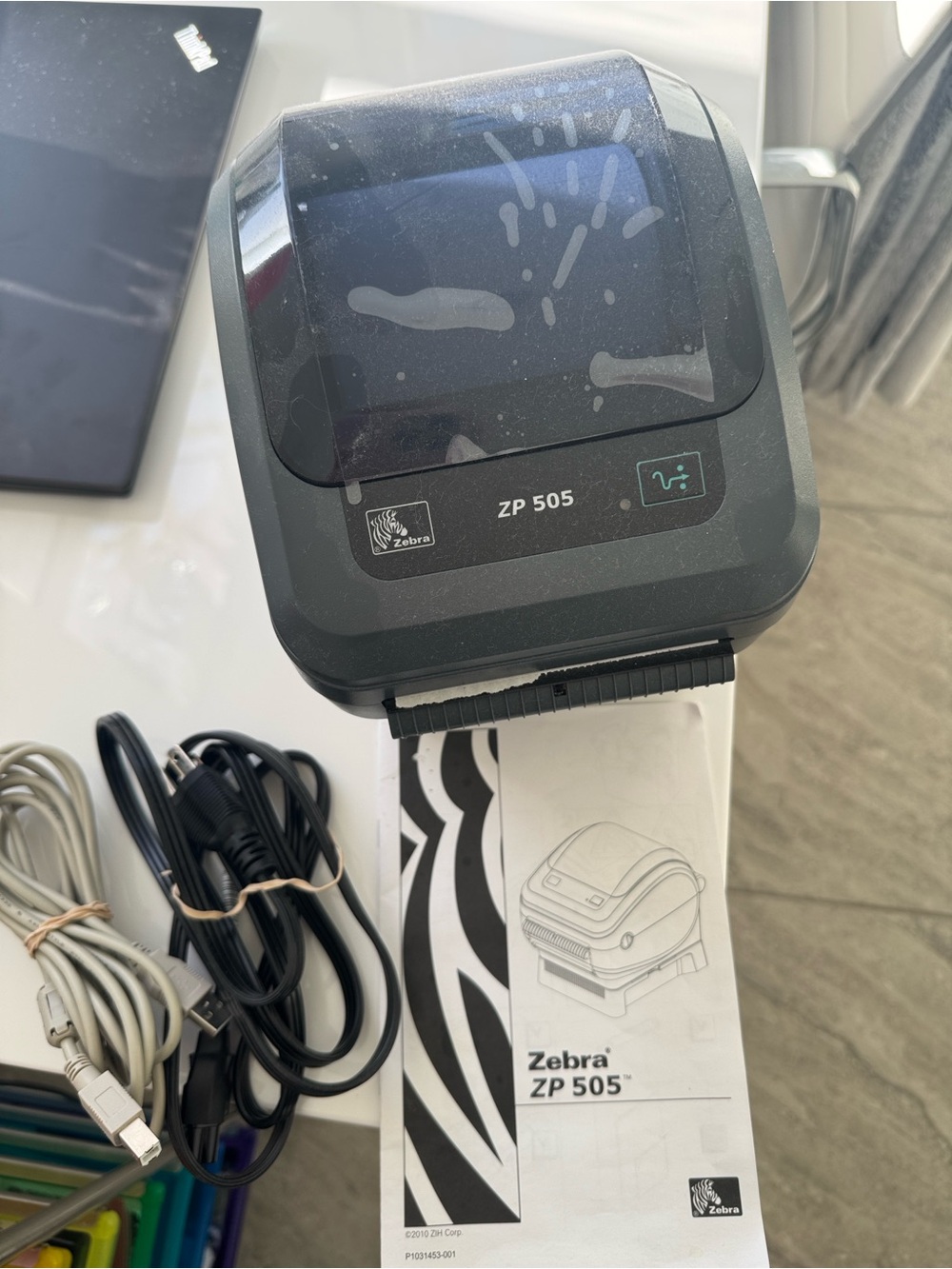 Zebra ZP 505 Thermal Label Printer - Dark Gray/Black
